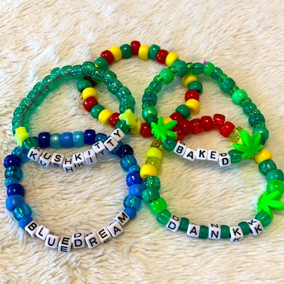 Kandi Rave Bracelets 420 - Picture 1 of 1